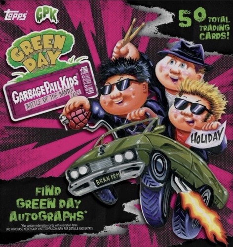 Garbage pail kids green day - green,