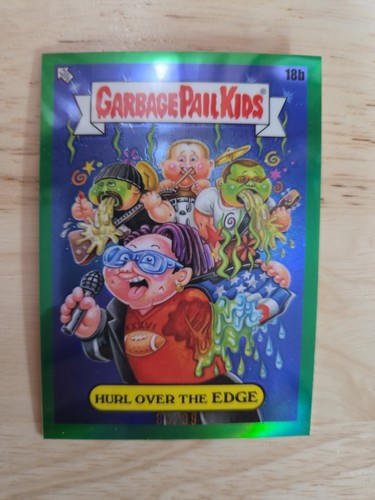Hurl over the edge green - the,